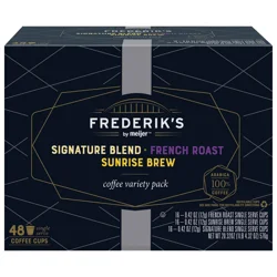Frederik’s by Meijer Variety Pack Coffee Pods - 48 ct
