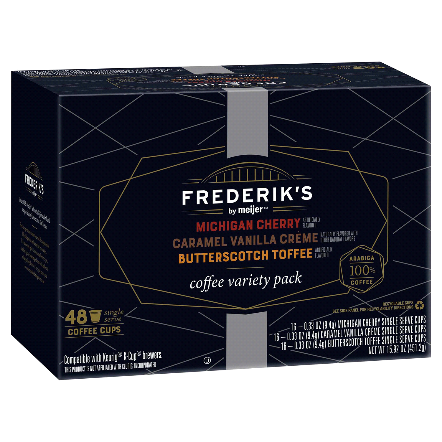 slide 4 of 5, Frederiks by Meijer Coffee Pods Flavor Variety Pack- 48 ct, 48 ct