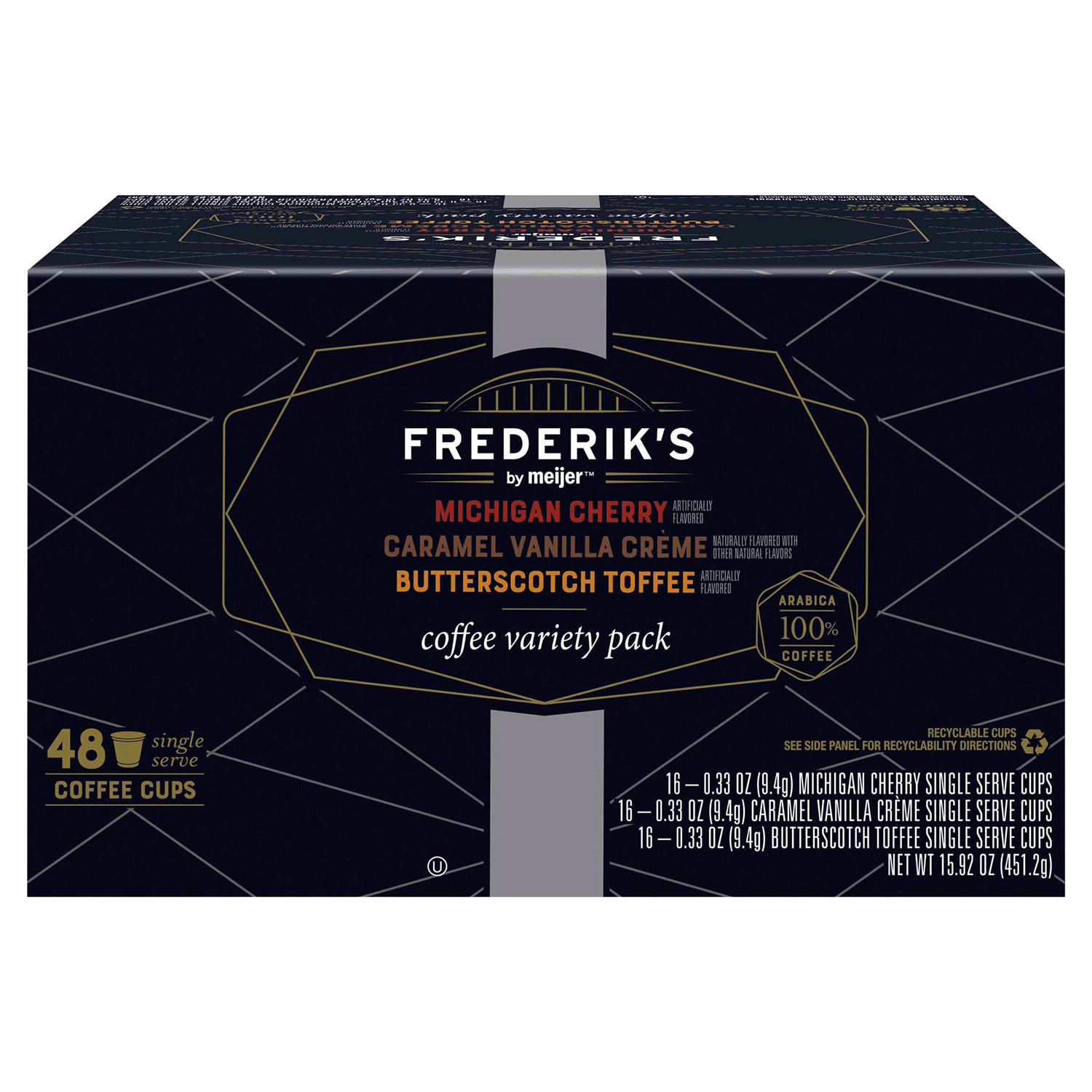 slide 5 of 5, Frederiks by Meijer Coffee Pods Flavor Variety Pack- 48 ct, 48 ct