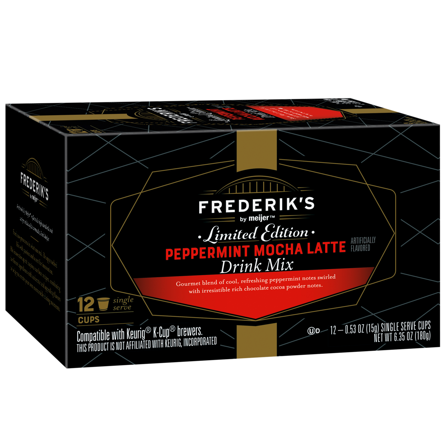 slide 6 of 8, FREDERIKS BY MEIJER Frederiks by Meijer Peppermint Mocha Seasonal Coffee Pods, 12 ct
