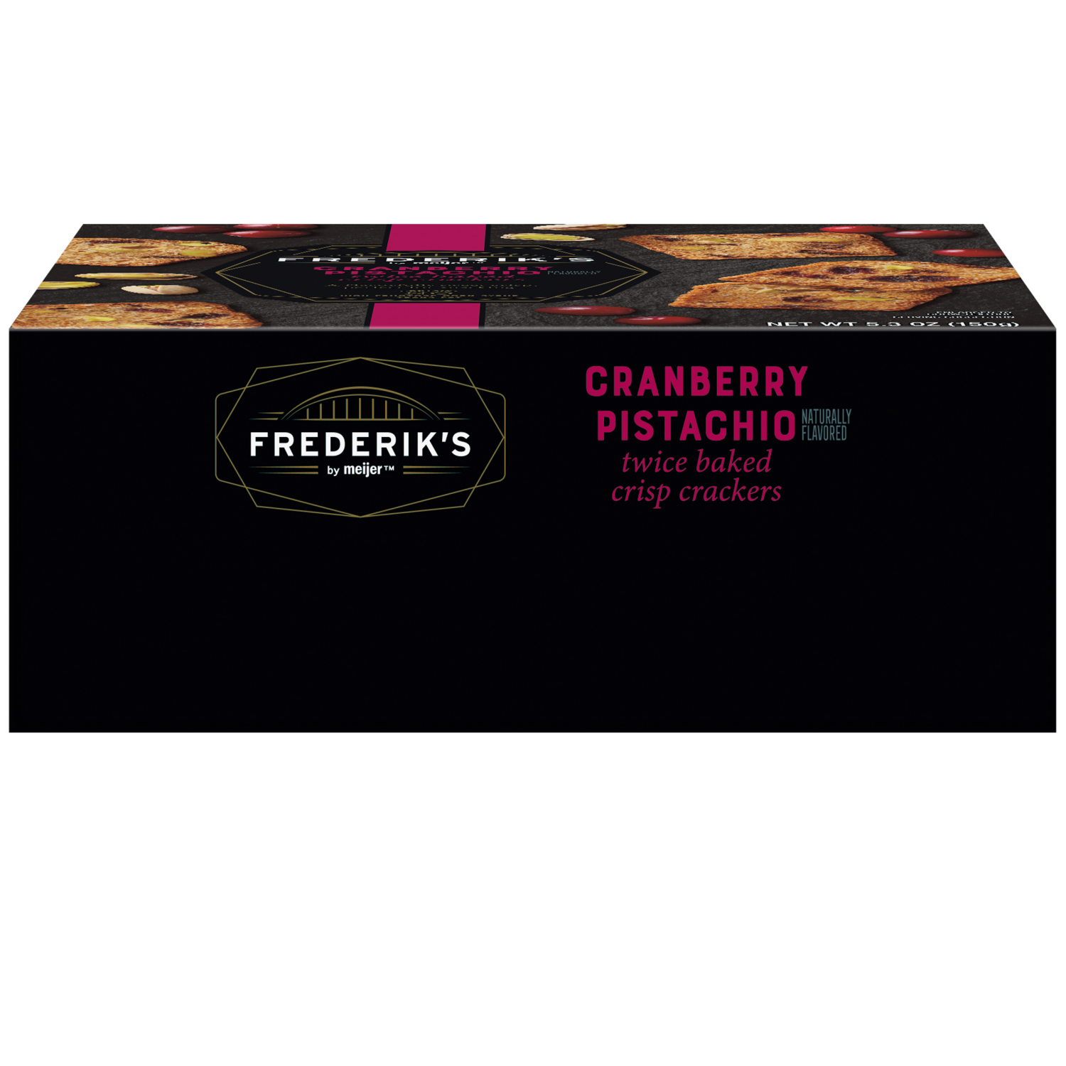 slide 3 of 8, Meijer Twice Baked Crisps, Cranberry Pistachio, 5.3 oz