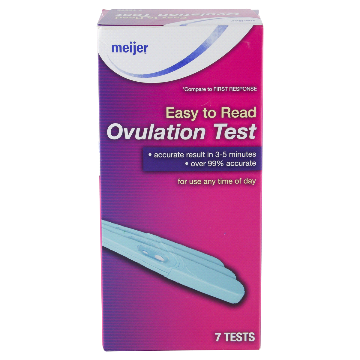 slide 5 of 6, Meijer Ovulation Test, 7 ct