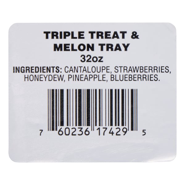 slide 8 of 9, Fresh from Meijer Triple Treat & Melon Tray, 32 oz
