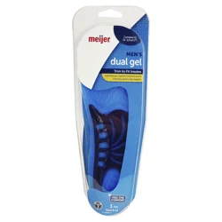 Meijer Dual Gel Insoles Men's, 1 pair