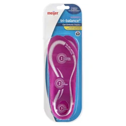 Meijer Tri Balance Gel Advanced Orthotic Insoles Women's, 1 pair