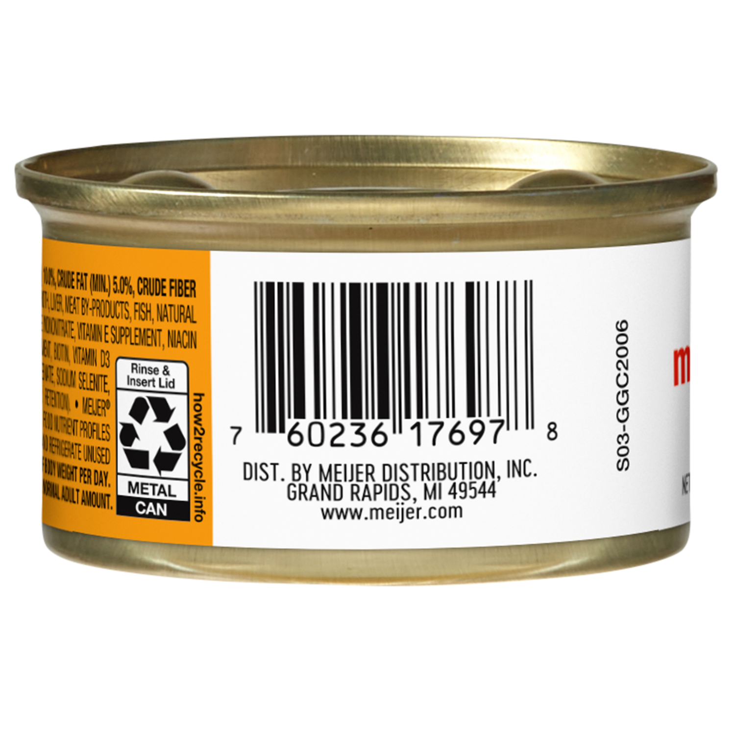 slide 2 of 3, Meijer Gourmet Pate' Chicken Feast Cat Food, 3 Oz, 3 oz