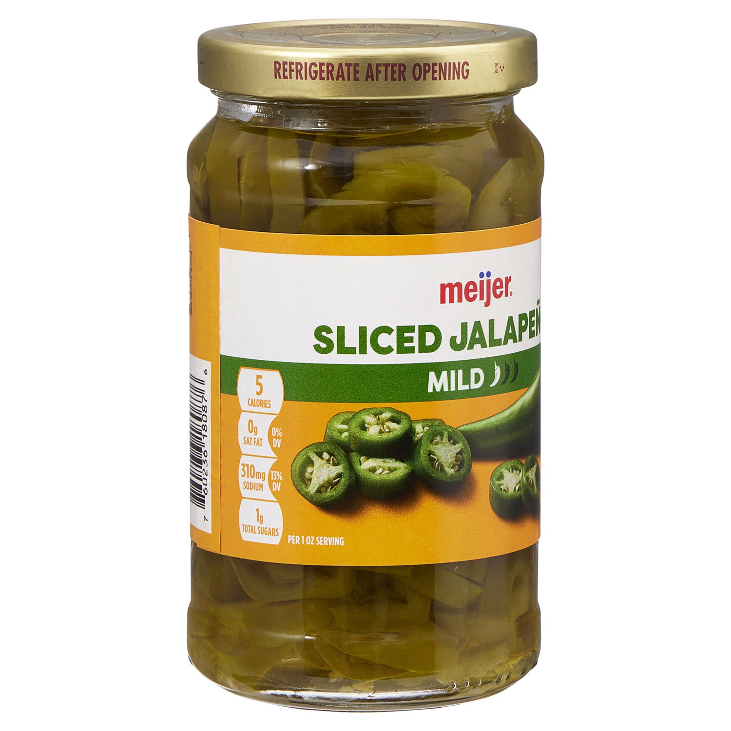 slide 4 of 4, Meijer No Heat Sliced Jalapenos, 4 oz