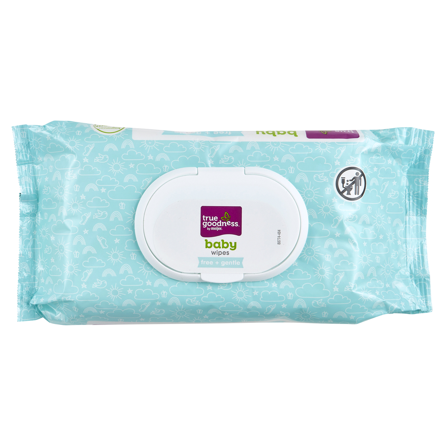 slide 2 of 2, True Goodness Free & Gentle Baby Wipes, 64 ct