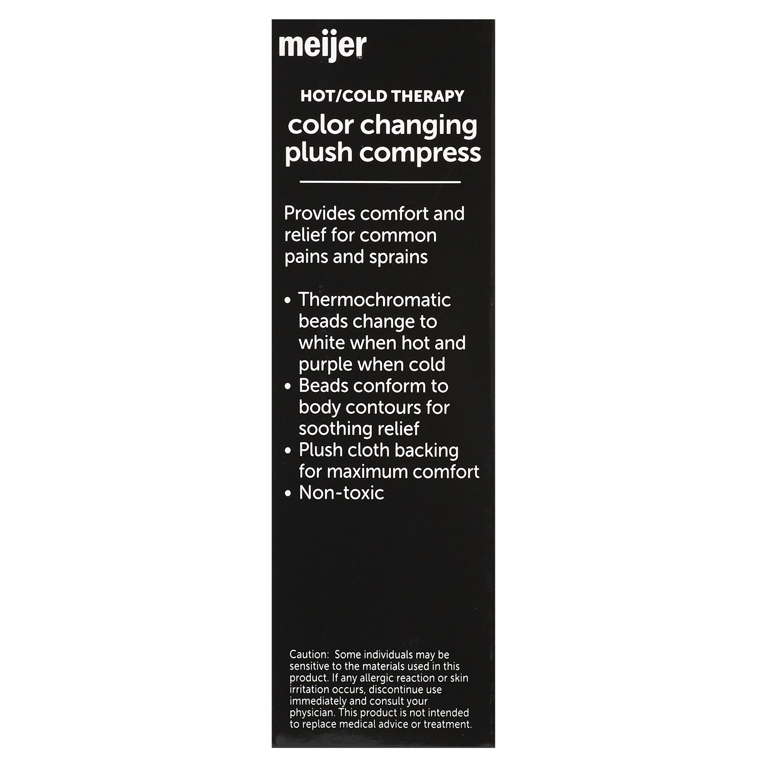 slide 2 of 2, Meijer Hot Or Cold Plush Compress, 1 ct