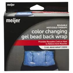 Meijer Hot Or Cold Gel Bead Back Wrap