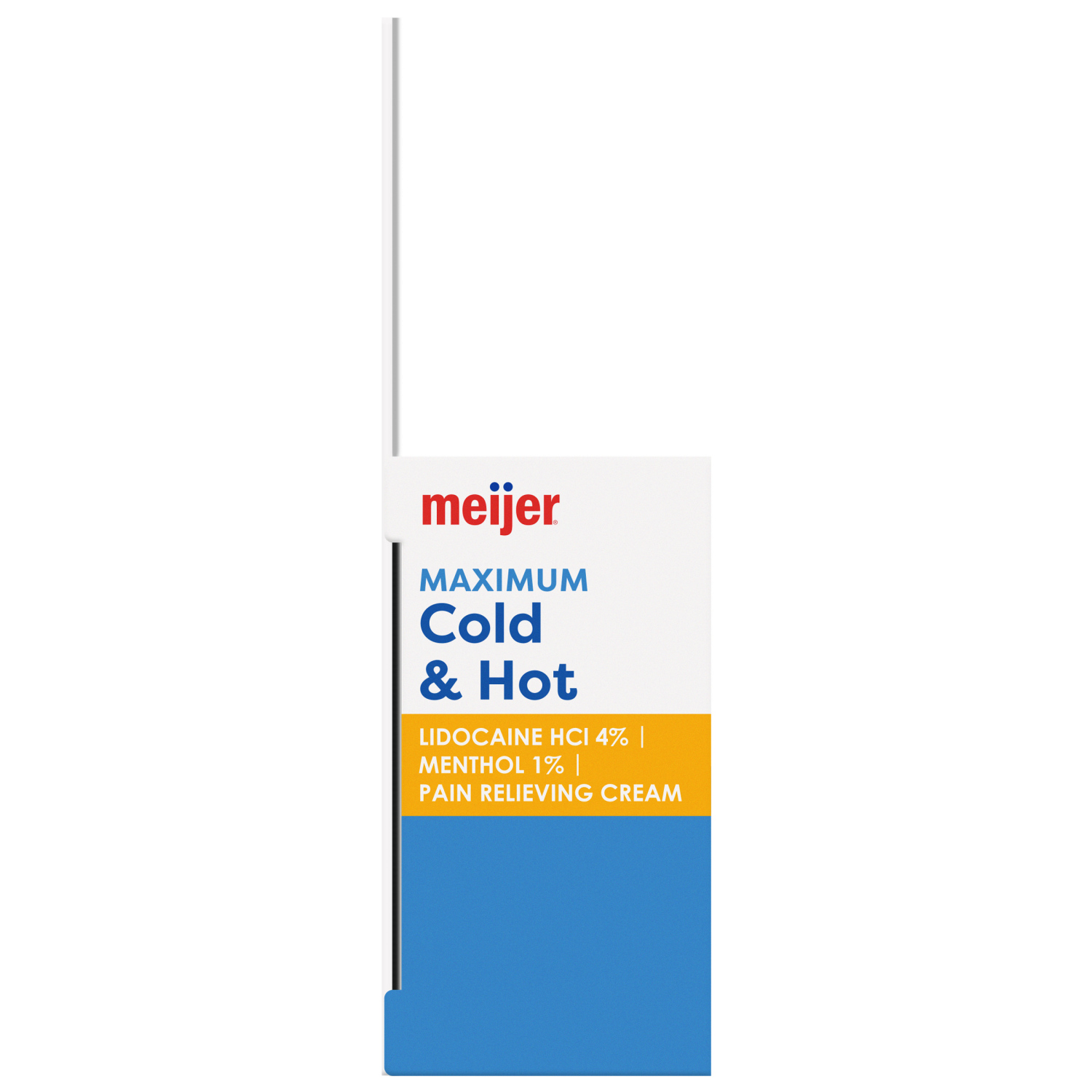 slide 6 of 6, Meijer Cold & Hot Pain Relieving Cream, 2.7 oz
