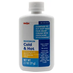 Meijer Cold & Hot Pain Relieving Cream
