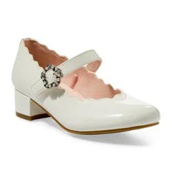 Falls Creek Girls' Happy Casual Shoes, White, Size 2
