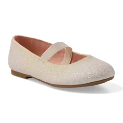 Falls Creek Girls' Sweetheart Casual Shoes, White, Size 1