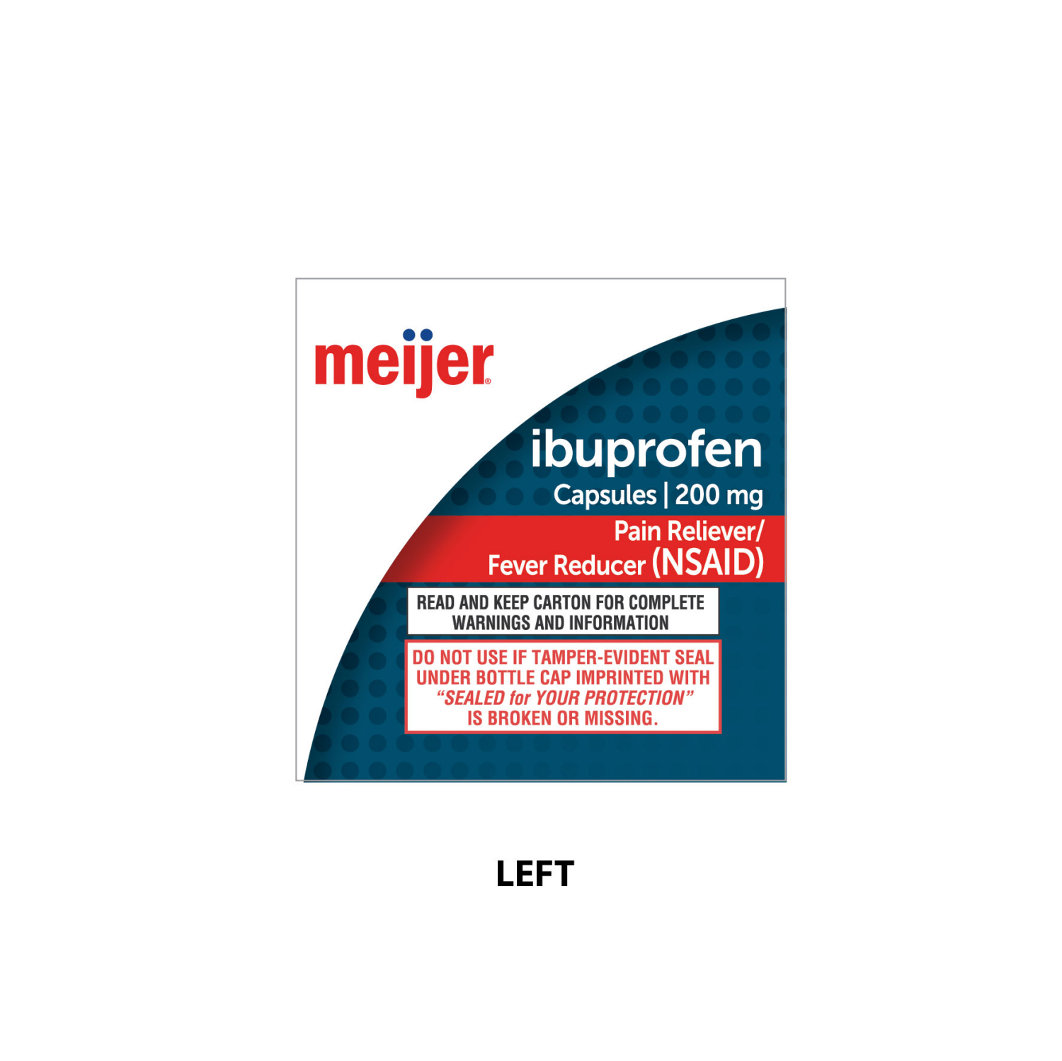 slide 2 of 5, Meijer Ibuprofen Liquid-Filled Softgels, 200 mg, 80 ct