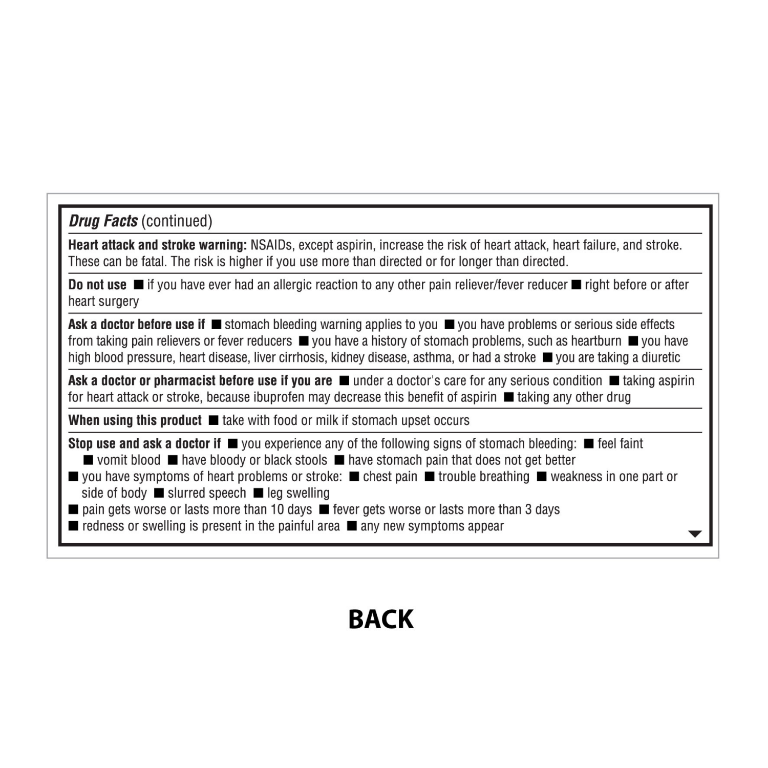slide 4 of 5, Meijer Ibuprofen Liquid-Filled Softgels, 200 mg, 80 ct