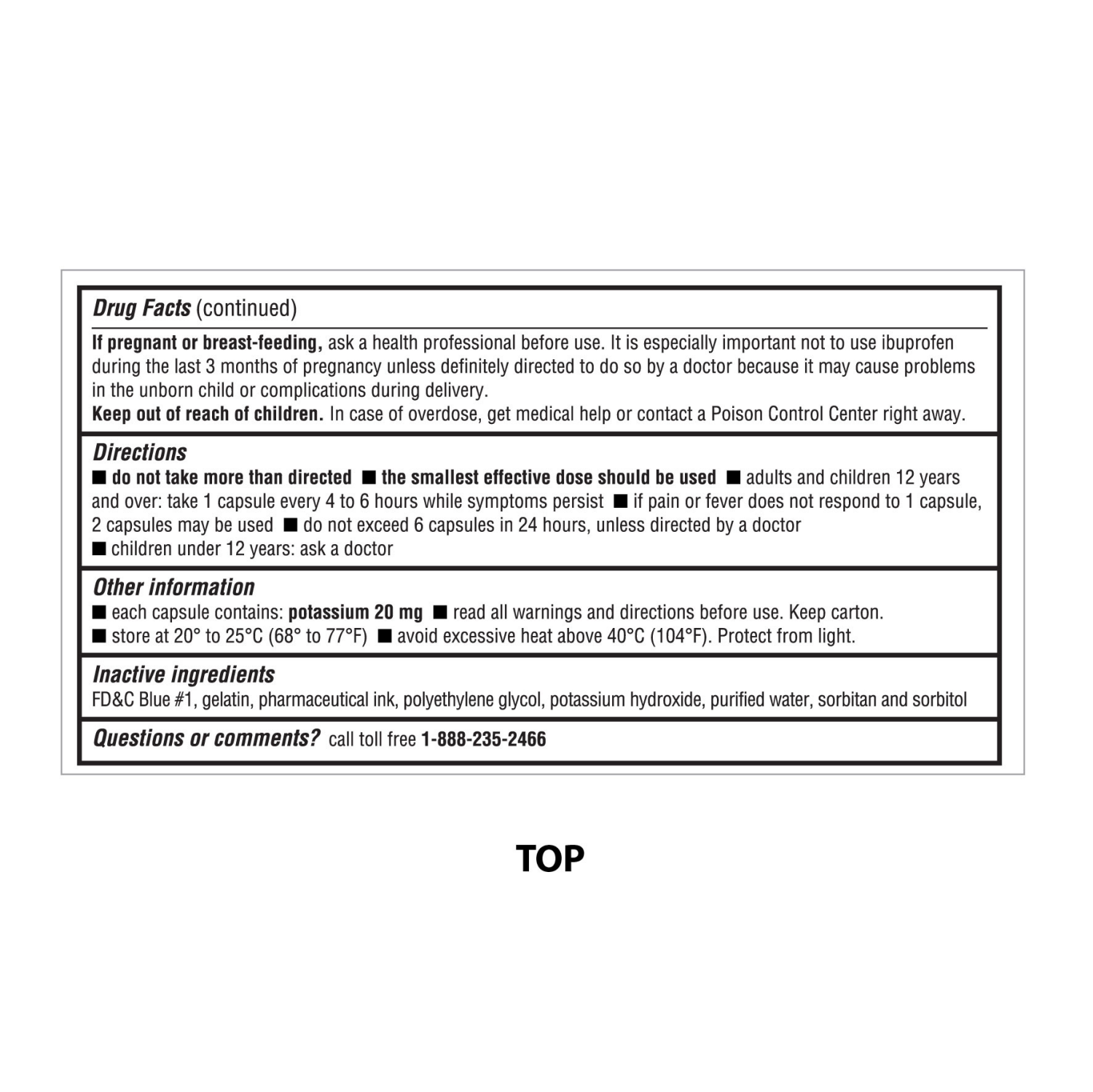 slide 5 of 5, Meijer Ibuprofen Liquid-Filled Softgels, 200 mg, 80 ct
