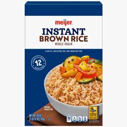 Meijer Instant Whole Grain Brown Rice, 28 Oz
