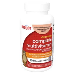 Meijer Childrens Complete Multivitamin Chewables