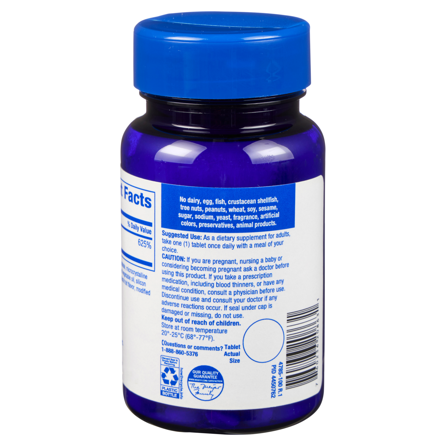 slide 2 of 3, MEIJER WELLNESS Meijer Vitamin D3 5000IU Quick Dissolve Tablet, 100 ct