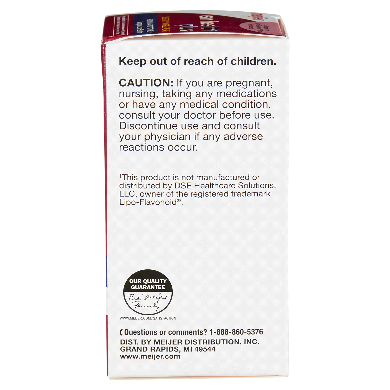 slide 2 of 3, Meijer Ear Health Plus, 100 ct