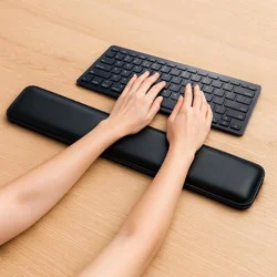 Nylon Keyboard Wrist Rest Black