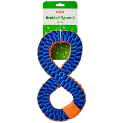 Meijer Dog Toy Braided Figure 8