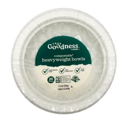 True Goodness Comp Bowl 6 Inch, 20 Ct