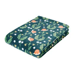 Havenstay Printed Plush Throw Snails, 50 In X 70 In