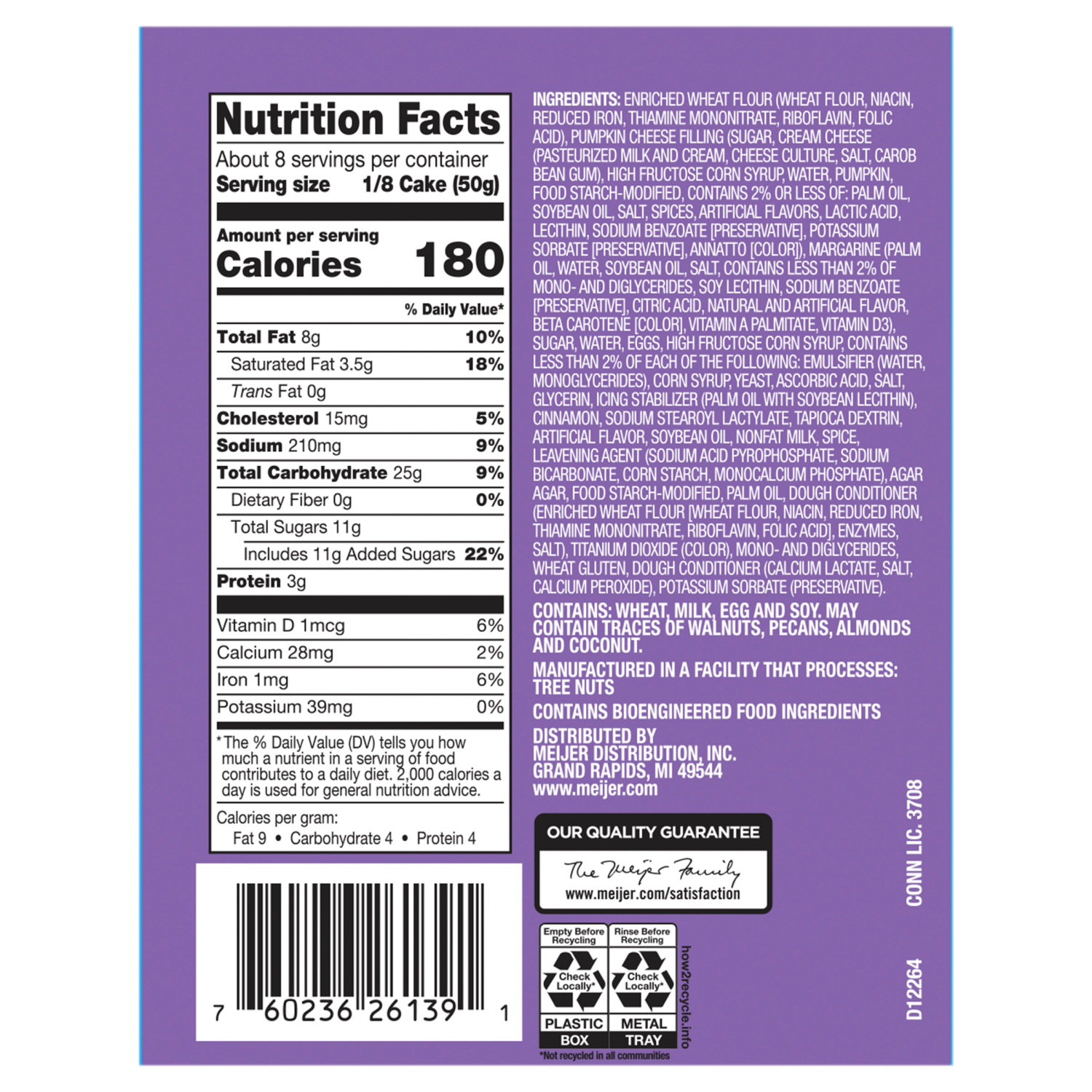 slide 3 of 4, Meijer Danish Coffee Cake, Pumpkin Spice, 14 oz