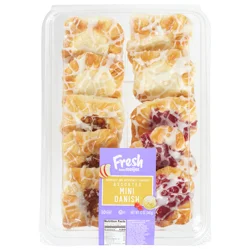 Fresh from Meijer Assorted Mini Danishes, 10 Count