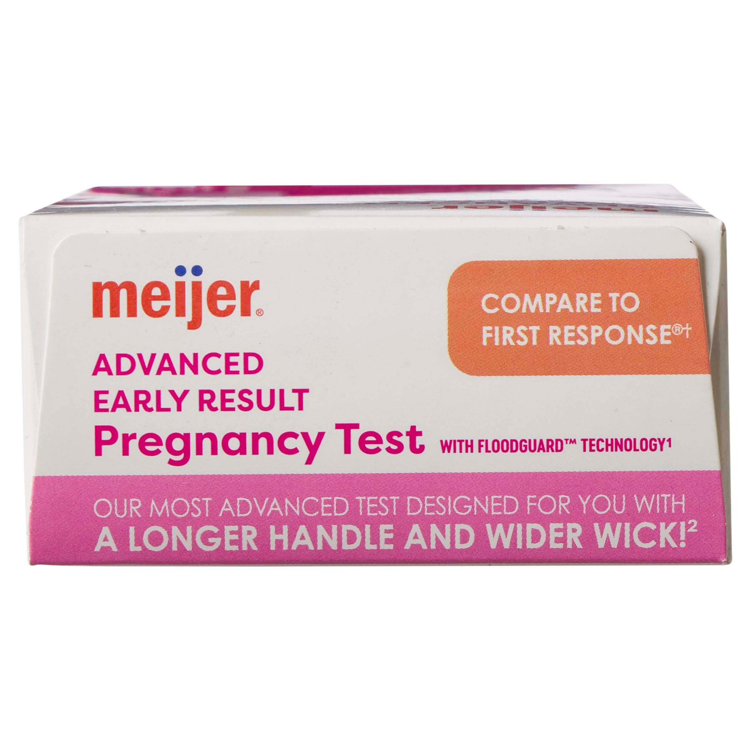 slide 4 of 4, Meijer Adv Early Results Pregnancy Test, 2 ct