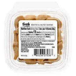 Fresh from Meijer Roasted & Salted Cashews