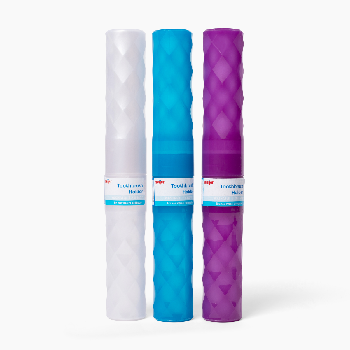 slide 2 of 2, Microban TravelGuard Standing Toothbrush Holder, 1 ct