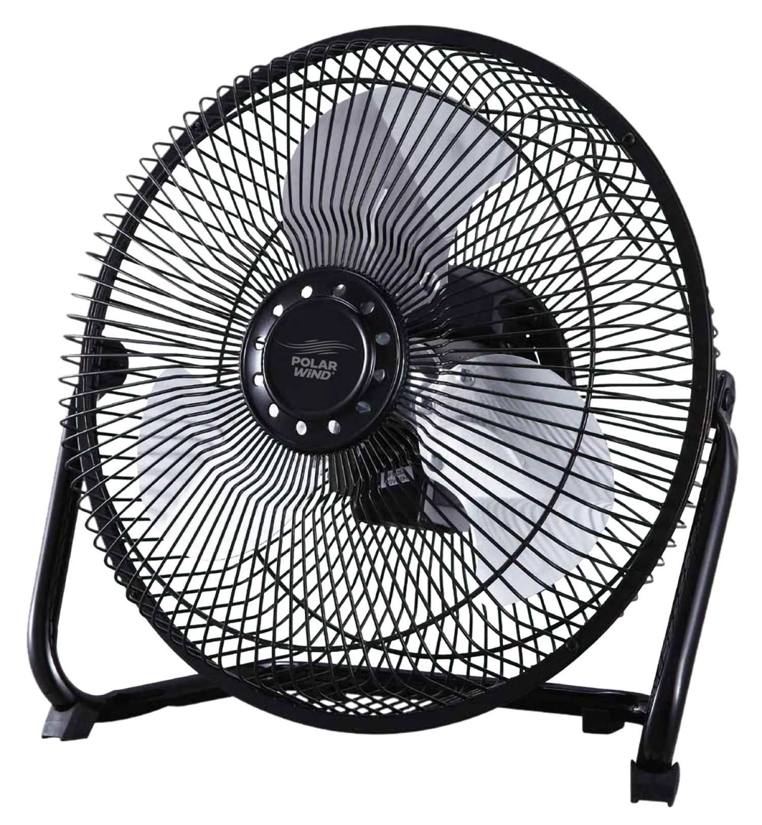 slide 1 of 1, Polar Wind High Velocity Metal Fan, Black, 9 in, 1 ct