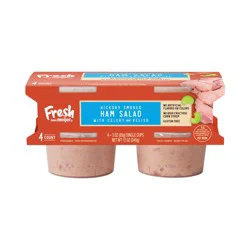 Hickory Smoked Ham Salad, 4-3oz Cups, 12 Oz Total
