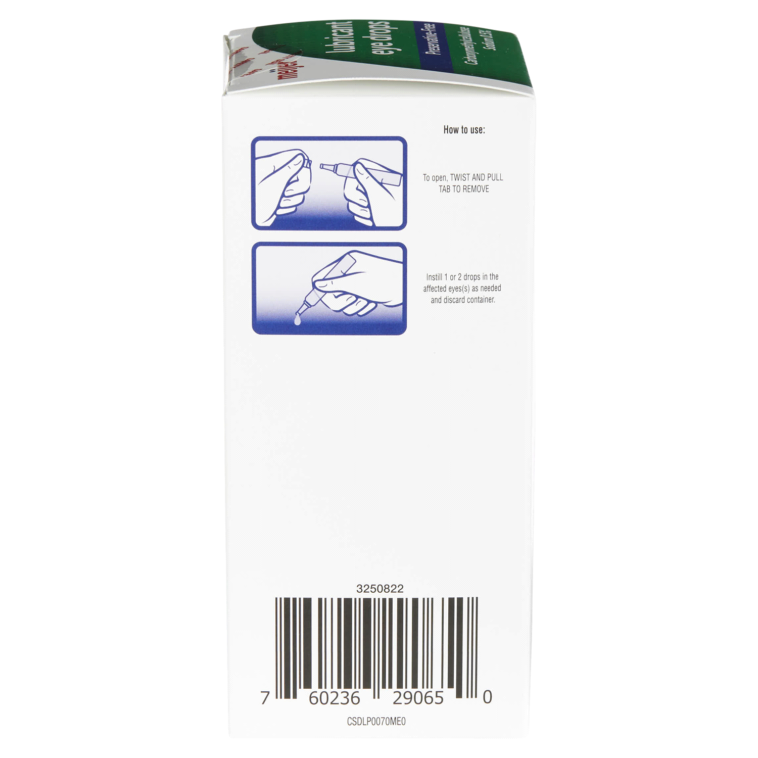 slide 2 of 5, Meijer Lubricnt Plus Eye Drop Vials Value, 70 ct