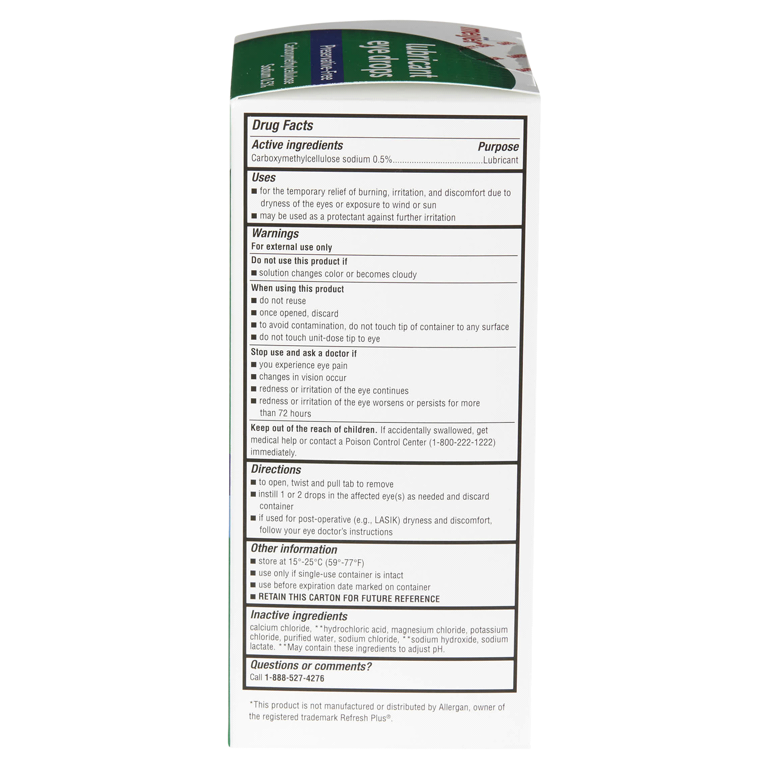 slide 3 of 5, Meijer Lubricnt Plus Eye Drop Vials Value, 70 ct