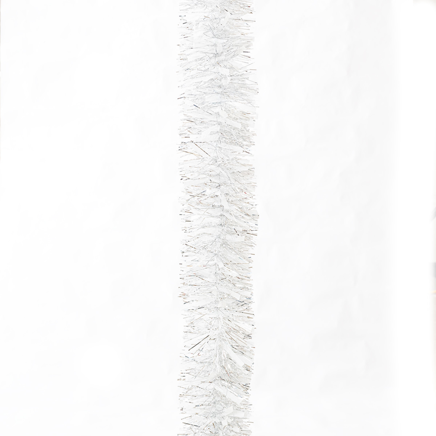 slide 2 of 2, December Home 12' Starburst White Garland, 1 ct