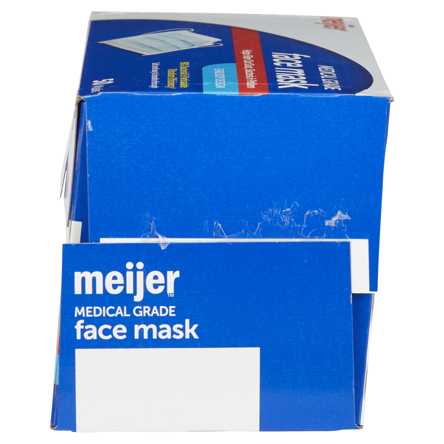 slide 2 of 5, MEIJER EARLOOP FACE MASK - LARGE/ADULT, 50 ct