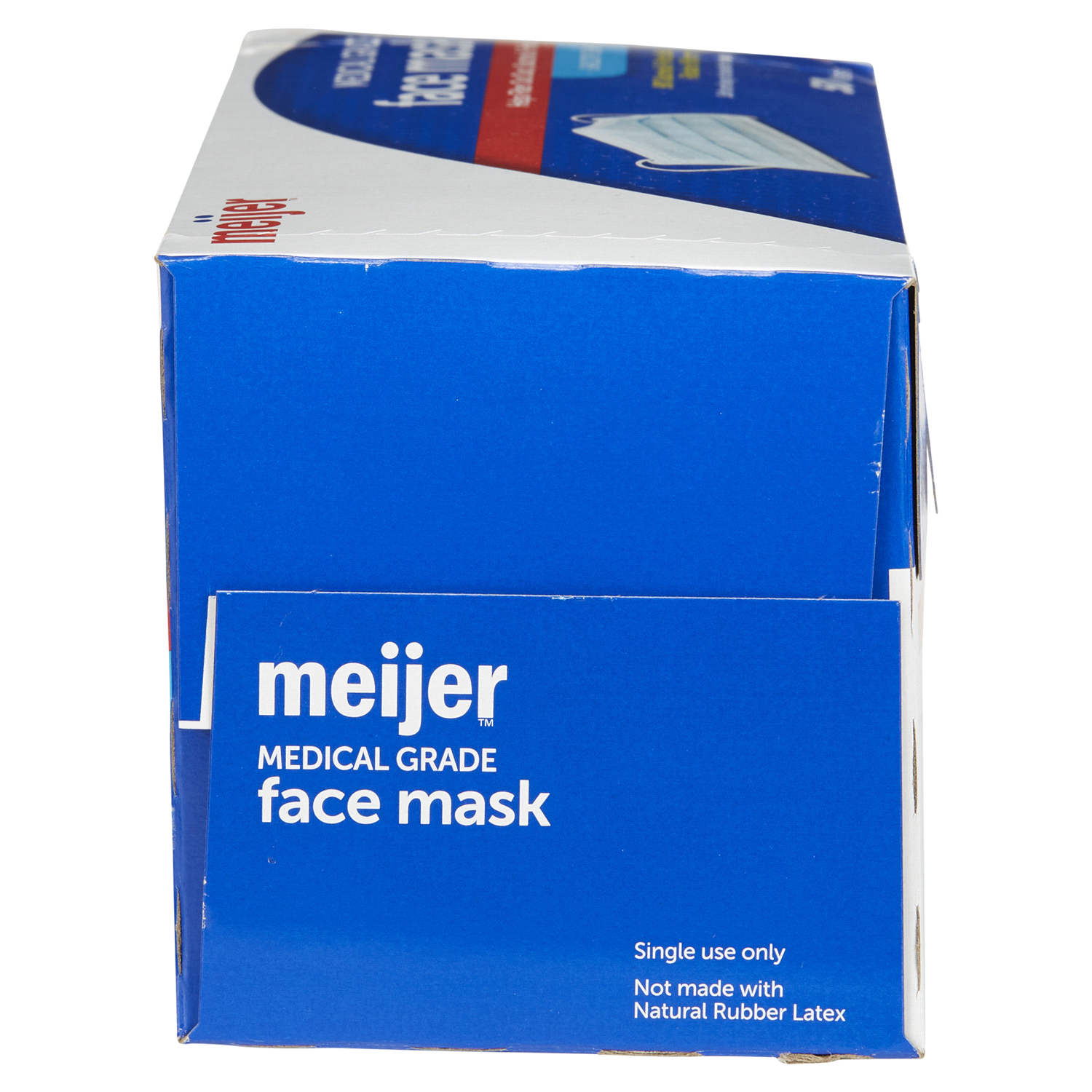 slide 3 of 5, MEIJER EARLOOP FACE MASK - LARGE/ADULT, 50 ct