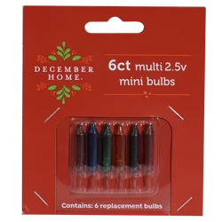 December Home Multi 2.5v Mini Replacement Bulb Lights
