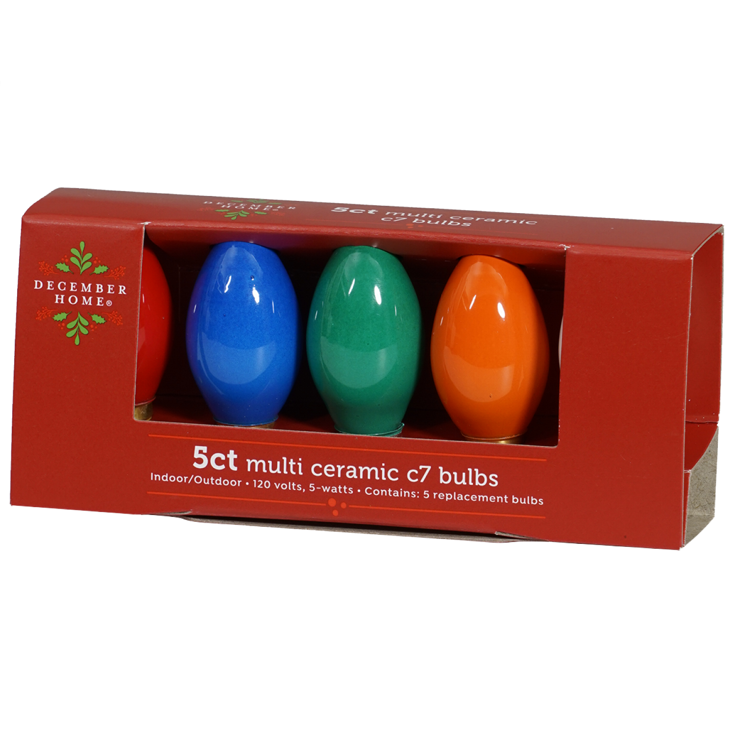 slide 2 of 2, December Home Multi Ceramic C7 Bulbs, 5 ct