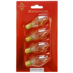 Replacement Bulbs Twinkling Clear C7 Bulbs