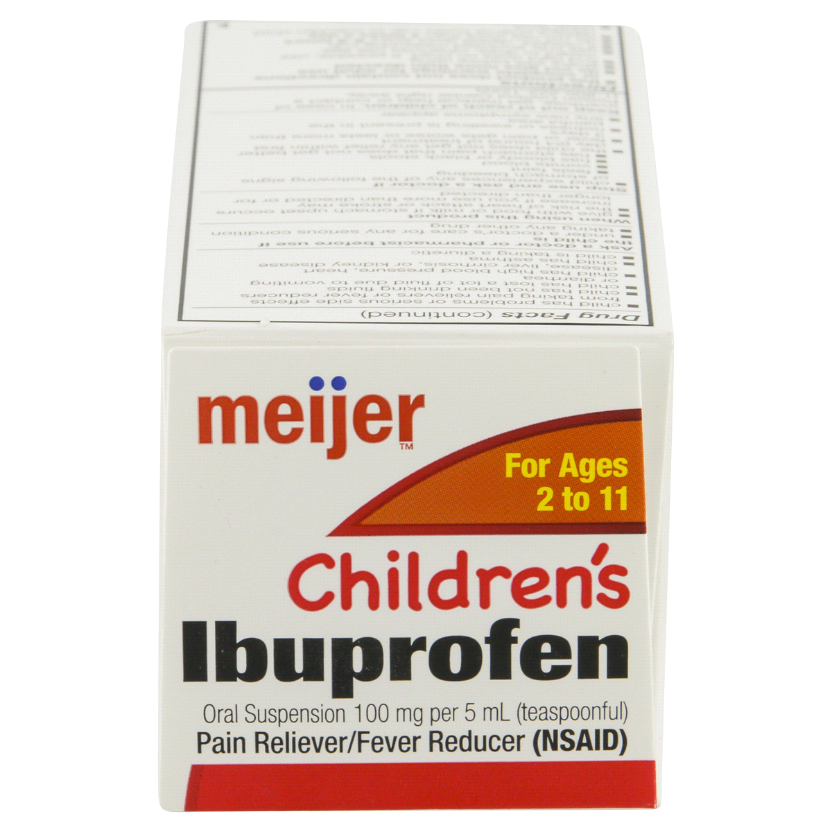 Meijer Children's Ibuprofen Oral Suspension per, Berry Flavor 100 mg, 5