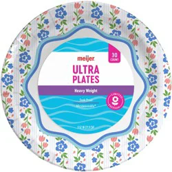 Meijer Ultra Paper Plates 8.5' 30ct Spring