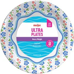 Meijer Ultra Paper Plate Spring 10" 20 Ct.