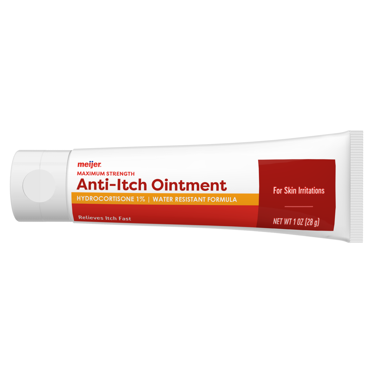 slide 4 of 7, Meijer Hydrocortisone 1% Maximum Strength Anti-Itch Ointment, 1 oz