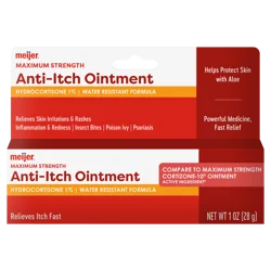 Meijer Hydrocortisone 1% Maximum Strength Anti-Itch Ointment