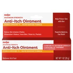 Meijer Hydrocortisone 1% Maximum Strength Anti-Itch Ointment